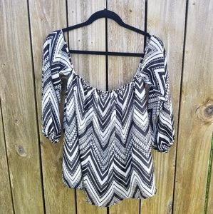 Entro off the shoulder long sleeve